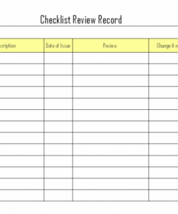 free checklist review record batch record review checklist template samples