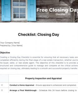 free free closing checklist templates &amp;amp; examples  edit online &amp;amp; download  template month end close checklist template doc