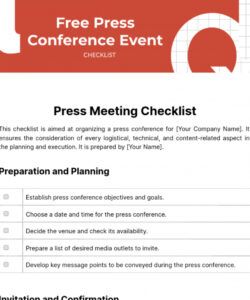 free free event checklist templates &amp;amp; examples  edit online &amp;amp; download checklist for an event template