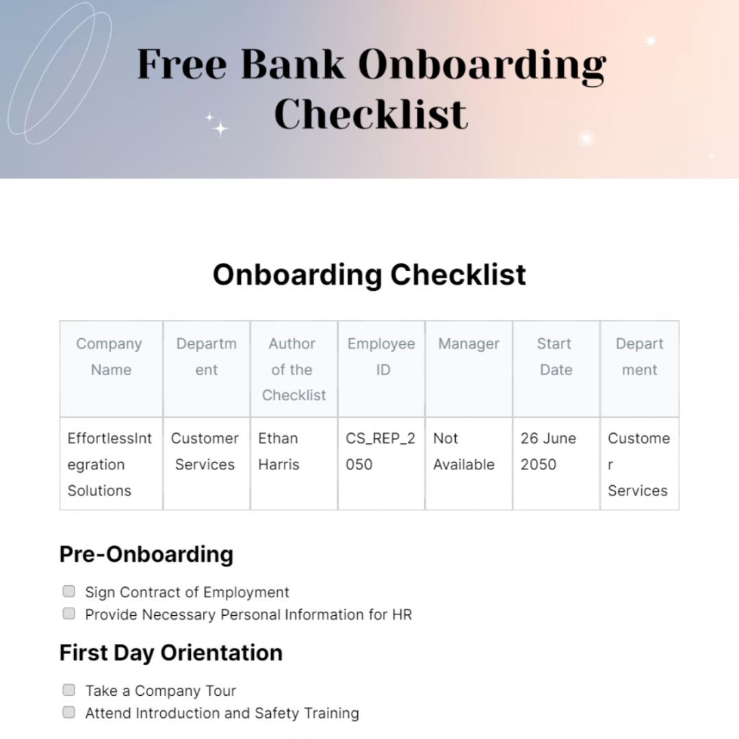 Free Onboarding Checklist Edit Online & Download Template Accounting Client Onboarding Checklist Template Doc free onboarding checklist edit online & download template accounting client onboarding checklist template doc