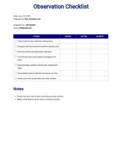 free safety observation template word behavior based safety observation checklist template pdf