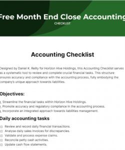 page 90 free templates &amp;amp; examples  edit online &amp;amp; download  template month end closing checklist template samples