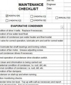 printable 12 free maintenance checklist templates &amp;amp; examples excel  word  pdf cctv camera inspection cctv maintenance checklist template pdf