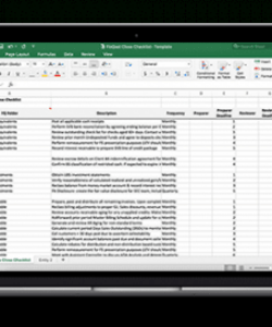 printable best practice month end close checklist template for excel  floqast accounting month end close checklist template excel