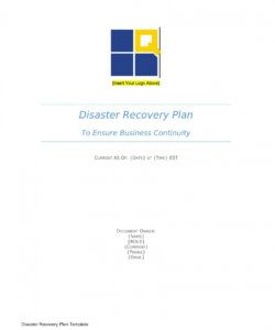 printable free printable disaster recovery plan templates [excel pdf word] checklist disaster recovery plan template examples