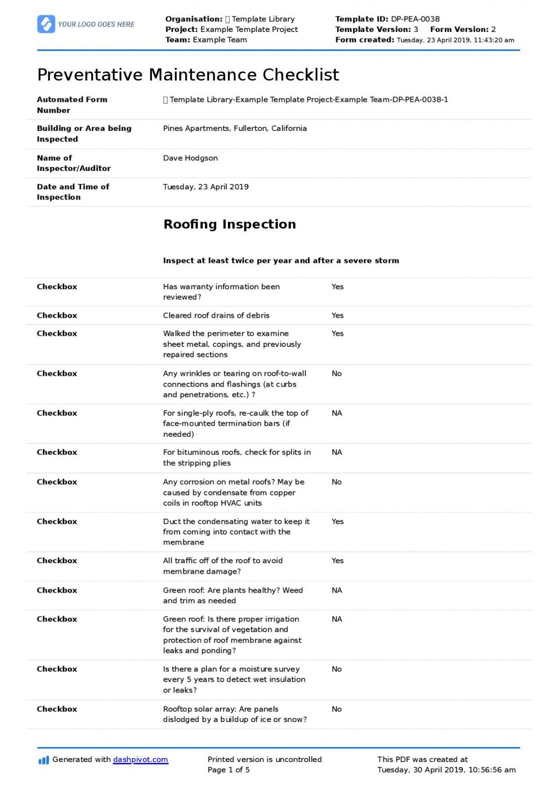 printable how to create a preventative maintenance plan an efficient one hvac preventive maintenance checklist template doc