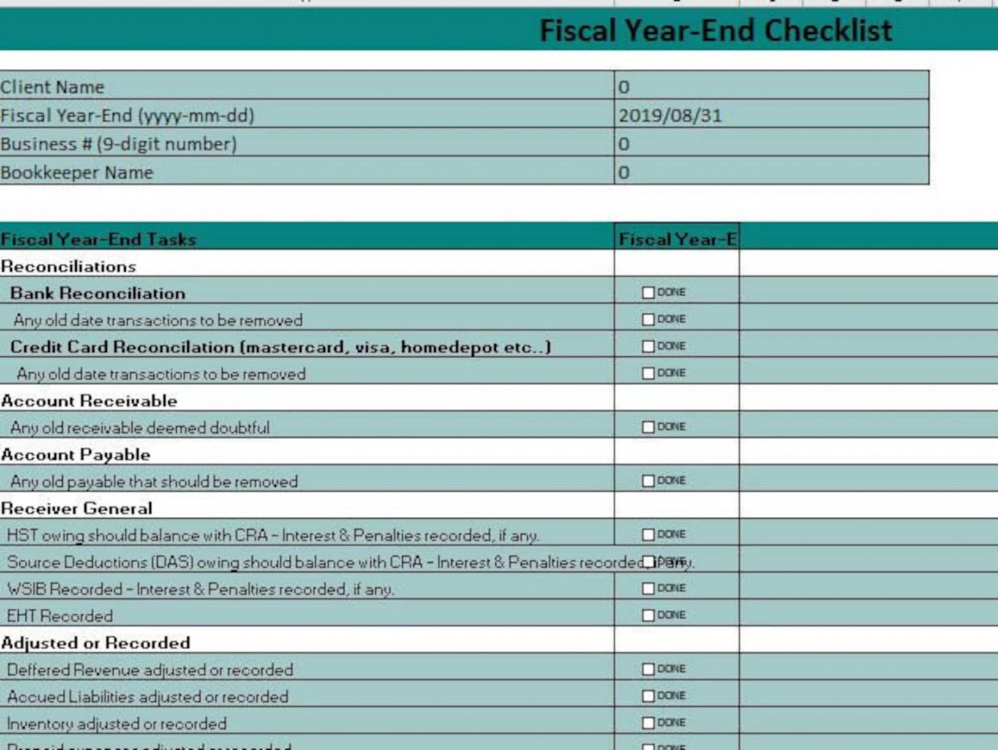 printable month end accounting checklist template checklist tem  vrogueco accounting month end close checklist template excel