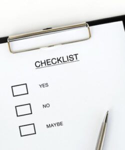 printable premium photo  checklist form yes no maybe on attached on clip board and pen on white background yes or no checklist template excel