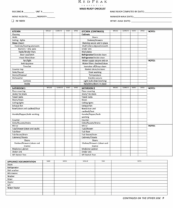 printable printable apartment maintenance checklist template apartment preventive maintenance checklist template examples