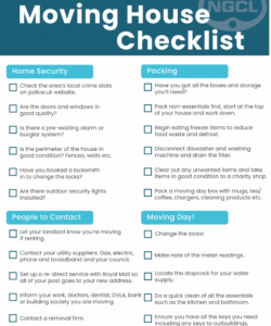 printable printable house moving checklist template move in move out checklist template excel