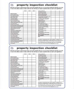 property inspection checklist template building maintenance inspection checklist template examples