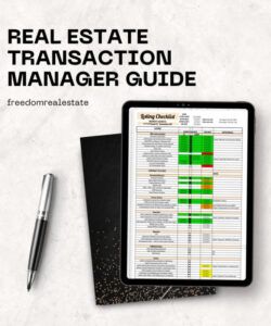 real estate transaction checklist seller and buyer guide transaction real estate transaction checklist templates excel