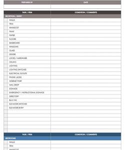 18 free property management templates  smartsheet commercial building maintenance checklist template samples