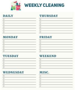 editable blank checklists  13 free pdf printables  printablee cleaning checklist for office template examples
