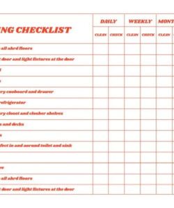 editable commercial kitchen cleaning checklist printable  dandk organizer commercial kitchen cleaning checklist template pdf