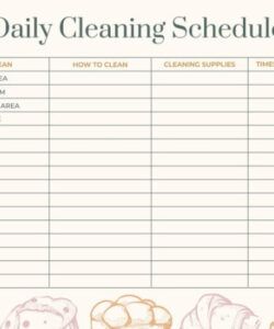 editable daily cleaning schedule template for office  infoupdate cleaning checklist for office template pdf