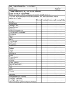 editable vehicle inspection checklist in excel at katie lambert blog company vehicle inspection checklist template examples