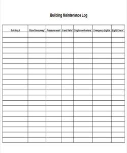 free building maintenance log template church building maintenance checklist template doc