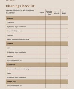 free commercial kitchen cleaning checklist printable  dandk organizer commercial kitchen cleaning checklist template pdf