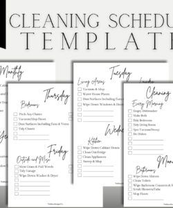 free editable cleaning schedule template digital cleaning checklist template minimalist home sahm coffee shop cleaning checklist template pdf