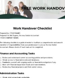 free free work handover checklist templates  download in word google docs excel pdf google commercial property handover checklist template examples