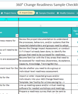 printable best organizational readiness for change  assessment guide with templates  ocm solution checklist post implementation review template excel