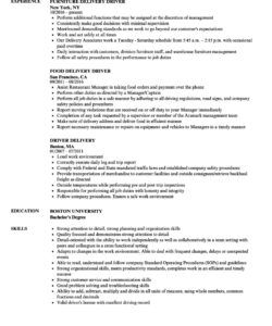 driver delivery resume samples  velvet jobs food delivery driver job description template doc