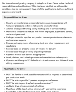 driver job description  velvet jobs forklift driver job description template doc