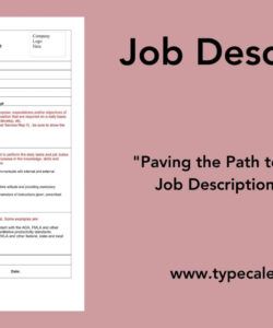 free job description template 46% off  bharatagritech church deacon job description template