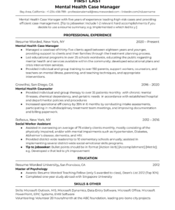 rn case manager resume example for 2023  resume worded case manager job description template doc