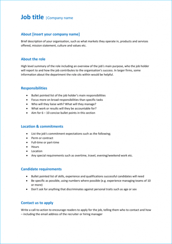 Head Of Strategy Job Description Template - Dremelmicro