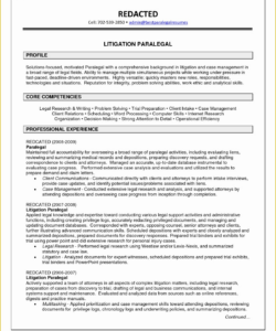 Custom Paralegal Job Description Template  Sample