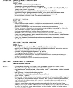 Free  Stock Controller Job Description Template Word