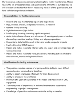 Free Custom Grounds Maintenance Job Description Template Pdf