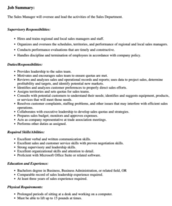 Free Custom Public Works Director Job Description Template  Sample