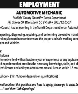 Free Editable Automotive Technician Job Description Template