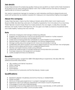 Free Editable Preschool Director Job Description Template Pdf Sample