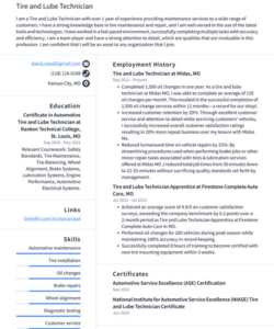 Free Printable Automotive Technician Job Description Template Word