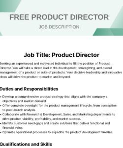 Free Printable Daycare Director Job Description Template Excel Sample