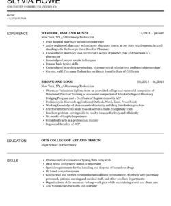 Pharmacy Technician Job Description Template Word