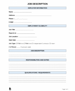 Printable Preschool Director Job Description Template Excel Sample