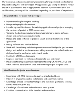 Web Developer Job Description Template Pdf