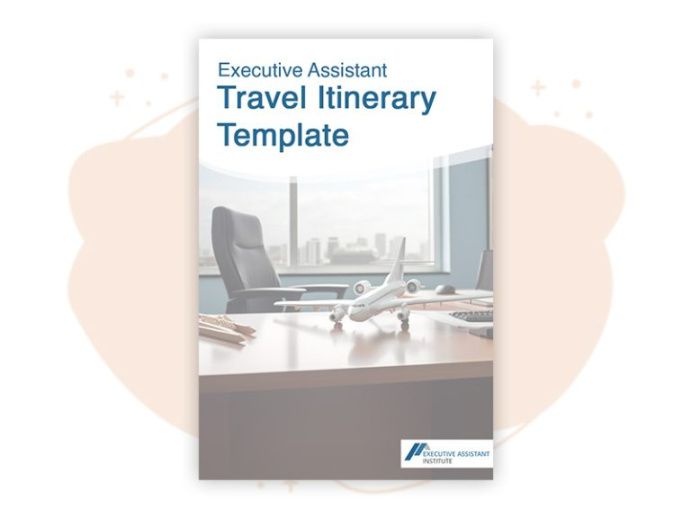 printable executive assistant templates free downloads executive assistant travel itinerary template example