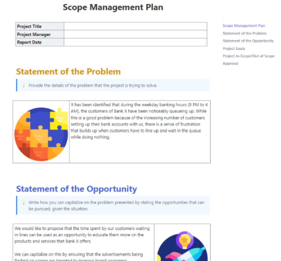 10 free project scope templates &amp;amp; examples  clickup logistics scope of work template and sample