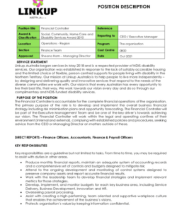 Credit Controller Job Description Template Excel