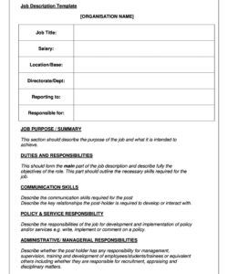 Free Custom Content Creator Job Description Template  Sample