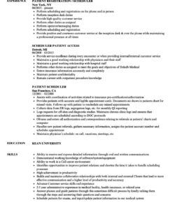 Free Custom Master Scheduler Job Description Template Pdf Sample