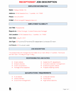 Free Editable Volunteer Coordinator Job Description Template Doc