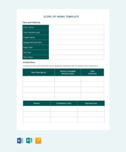 free employee activity scope of work template  google docs word pdf  template internship scope of work template doc
