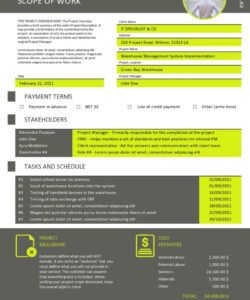 free free 40 sample scope of work templates in pdf ms word excel  bank2home professional services scope of work template